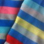 60" wide 2 yards Bright Striped Knit.