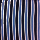56" wide 32" long Blue Stripe Knit