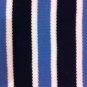 56" wide 32" long Blue Stripe Knit