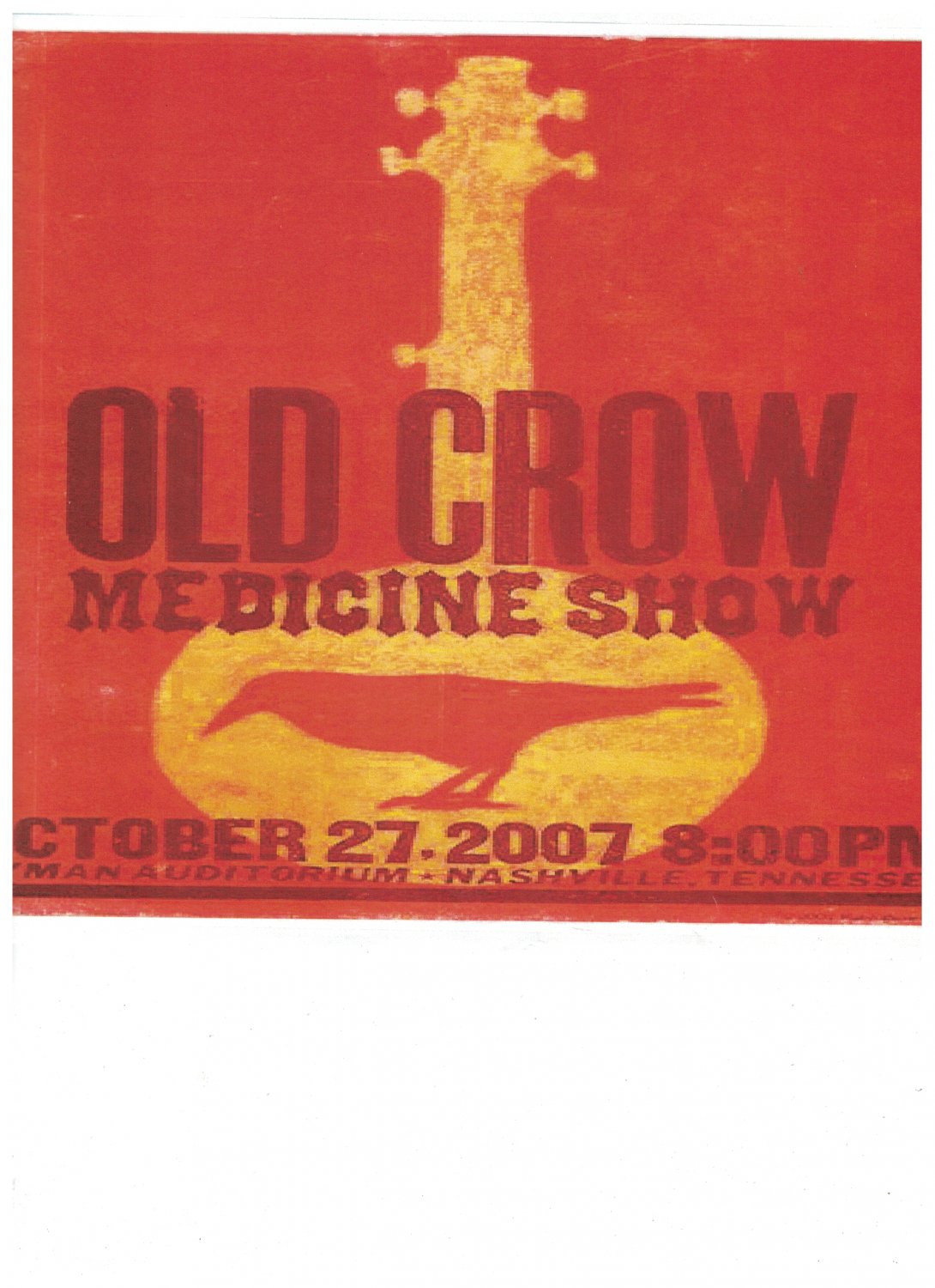 old crow concert