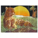 Sunset Leopard Wall Mirror