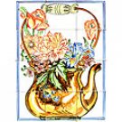-BACKSPLASH PITCHER MOSAIC 12 CERAMIC TILES MURALS