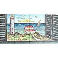 MINARET VIEW MOSAIC 8 CERAMIC WALL TILES MURALS