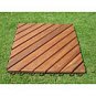 Eucalyptus 12-slat Diagonal Snapping Deck Tile (Set of 10)