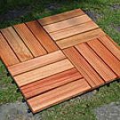 Grooved 4-slat Anti-slip Deck Tiles (Set of 10)