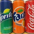 Coca Cola, Fanta and Sprite