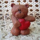 EDDIE WALKER MIDWEST OF CANNON FALLS BEAR CHRISTMAS ORNAMENT HEART *NEW*