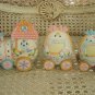 ADORABLE EASTER EGG TRAIN WITH BOWS BE MY BUNNY LOVE ***NEW***