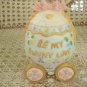 ADORABLE EASTER EGG TRAIN WITH BOWS BE MY BUNNY LOVE ***NEW***