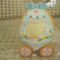 ADORABLE EASTER EGG TRAIN WITH BOWS BE MY BUNNY LOVE ***NEW***
