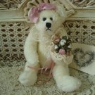 TILDEN MANOR SNOWBALL BEAR 8" TALL **SO CUTE** EASTER & SPRING