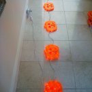 VINTAGE HALLOWEEN JACK O'LANTERN PUMPKIN LIGHTS FOR WINDOW ***FABULOUS****