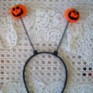 HALLOWEEN PUMPKIN HEADBAND WITH TWO CUTE PUMPKINS MUST SEE  **SO CUTE***