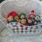 PRETTY LARGE CHRISTMAS METAL SLEIGH GREAT FOR DOLLS, BEARS, FLOWERS & MORE!!