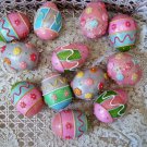 SET OF 12 SPARKLING GLITTER RESIN EASTER EGGS SET #2 **GORGEOUS & WHIMSICAL**