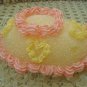 FAUX EASTER LARGE PANORAMA SUGAR EGG WITH BUNNY INSIDE *NEW IN BOX*