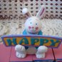 MIDWEST OF CANNON FALLS HAPPY EASTER BUNNY WITH BLOCK DECORATION ****SO CUTE****
