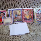 MARY ENGELBREIT 8 BLANK CARDS & IT'S GOOD TO BE QUEEN POST IT NOTES ***AWESOME**