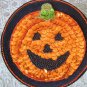 ROUND PUMPKIN JACK O'LANTERN SEQUINS & BEADS HALLOWEEN TRINKET BOX **SO CUTE**