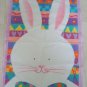 CUTE EASTER BUNNY WITH BOW TIE TOLAND DECORATIVE FLAG *NEW*