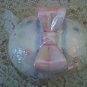 BEAUTIFUL OPALESCENT EASTER EGG CERAMIC BOX WITH BOW ***SO CUTE FOR EASTER***