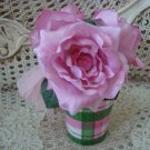 GORGEOUS ROSES IN A CUP HOME DECOR  ****GREAT FOR SPRING****