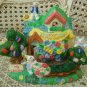 EASTER VILLAGE HOUSE EASTER EGG HUNT TODAY WITH BUNNIES HOUSE **SO CUTE**