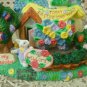 EASTER VILLAGE HOUSE EASTER EGG HUNT TODAY WITH BUNNIES HOUSE **SO CUTE**