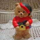 ADORABLE CHRISTMAS TEDDY BEAR CERAMIC KITCHEN GADGET HOLDER **SO CUTE** NEW