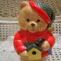 ADORABLE CHRISTMAS TEDDY BEAR CERAMIC KITCHEN GADGET HOLDER **SO CUTE** NEW