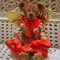 LARGE ANGEL TEDDY BEAR CHRISTMAS ORNAMENT *NEW*