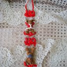 HOLLY BEARIES RETIRED LARGE HO HO HO CHRISTMAS WALL HANGING CHRISTMAS ORNAMENT