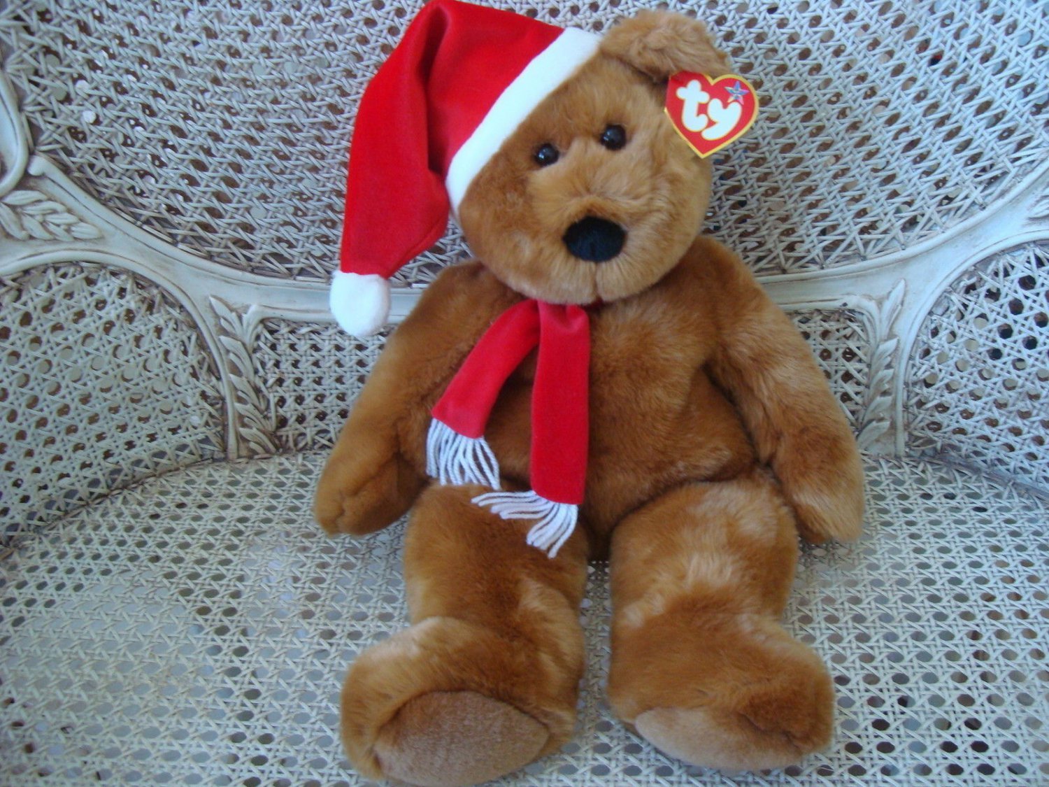 mini santa teddy