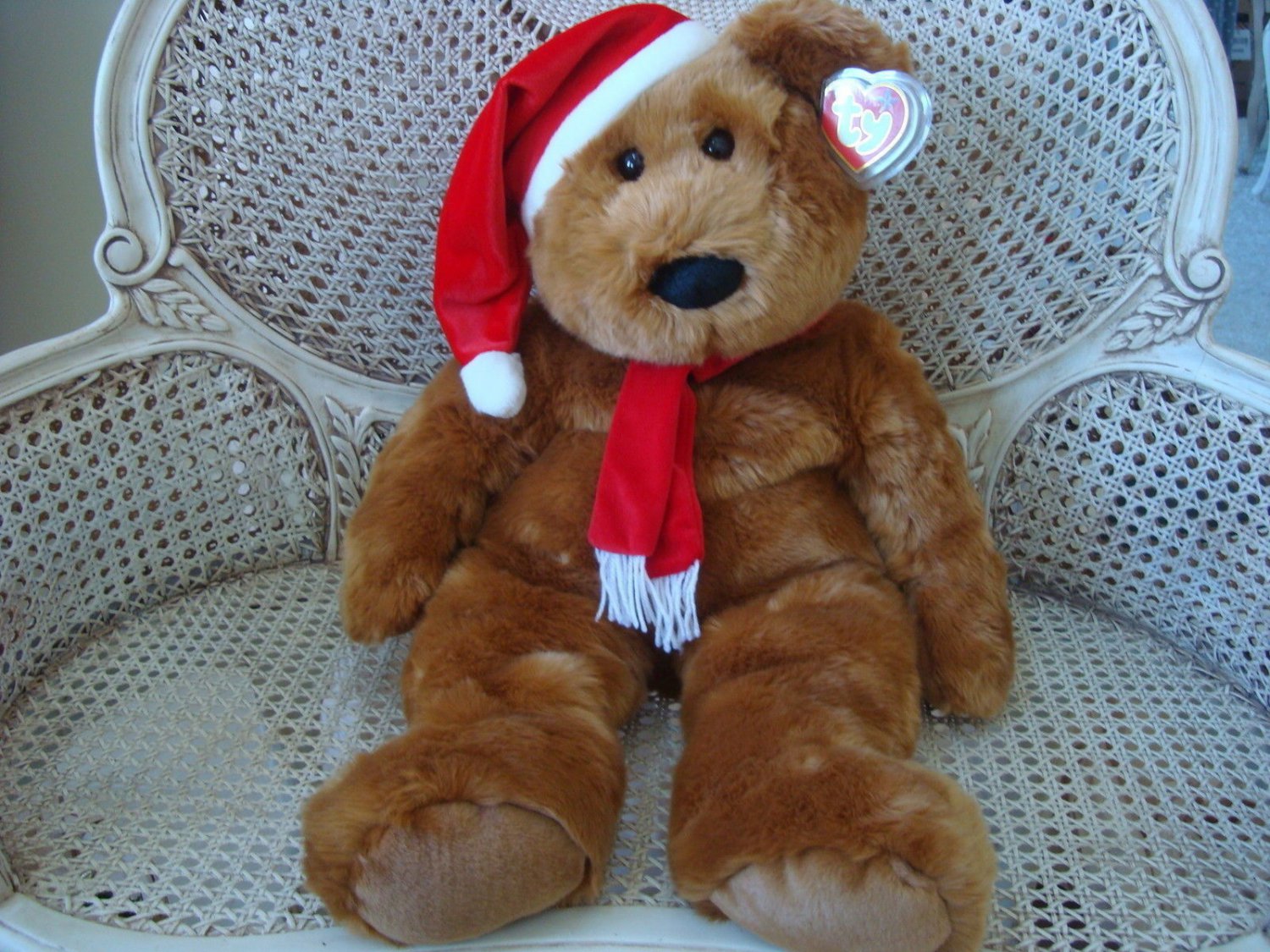 mini santa teddy