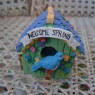 MIDWEST OF CANNON FALLS EASTER SPRING BIRDHOUSE *OPENS TO REVEAL INSIDE SCENE*