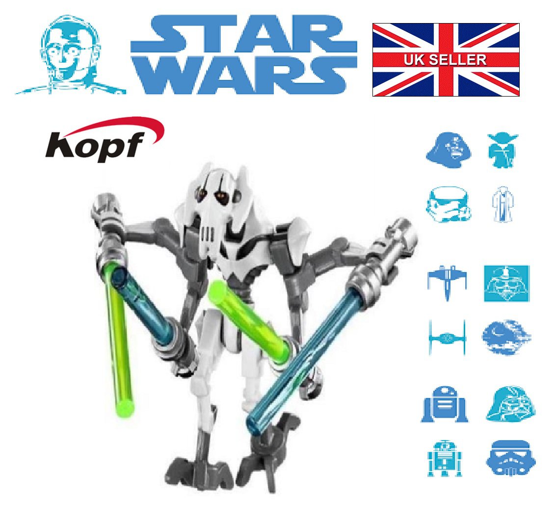 Minifig Minifigure General Grevious Star Wars