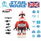Star Wars Red Trooper Rex Clone Mini figure Mini-Fig