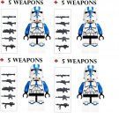 Star Wars 4 X 51St Trooper Rex Clone Mini figure Mini-Fig Set