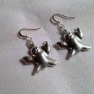 Ghost  Handmade dangle earrings