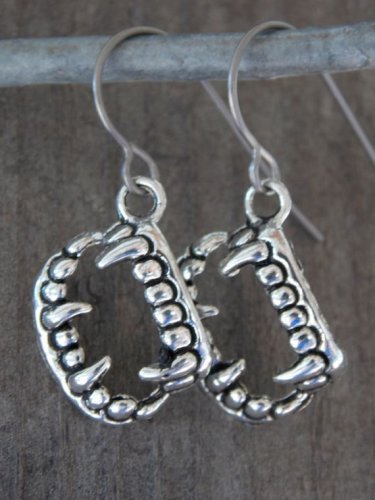 Vampire teeth Dangle earrings