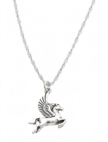 Pegasus Necklace Silver 16 inch chain only 4