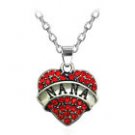 Nana red one of a kind necklace