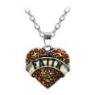 FAITH rhinestone cz necklace