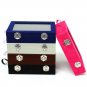 24 Grid Earrings Showcase Container Colorful Cover Jewelry Earrings Collecting Storage Box