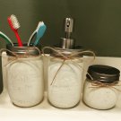 3-Piece Mason Jar Bathroom Set