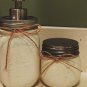 2-Piece Mason Jar Bathroom Set (soap & cottonball)