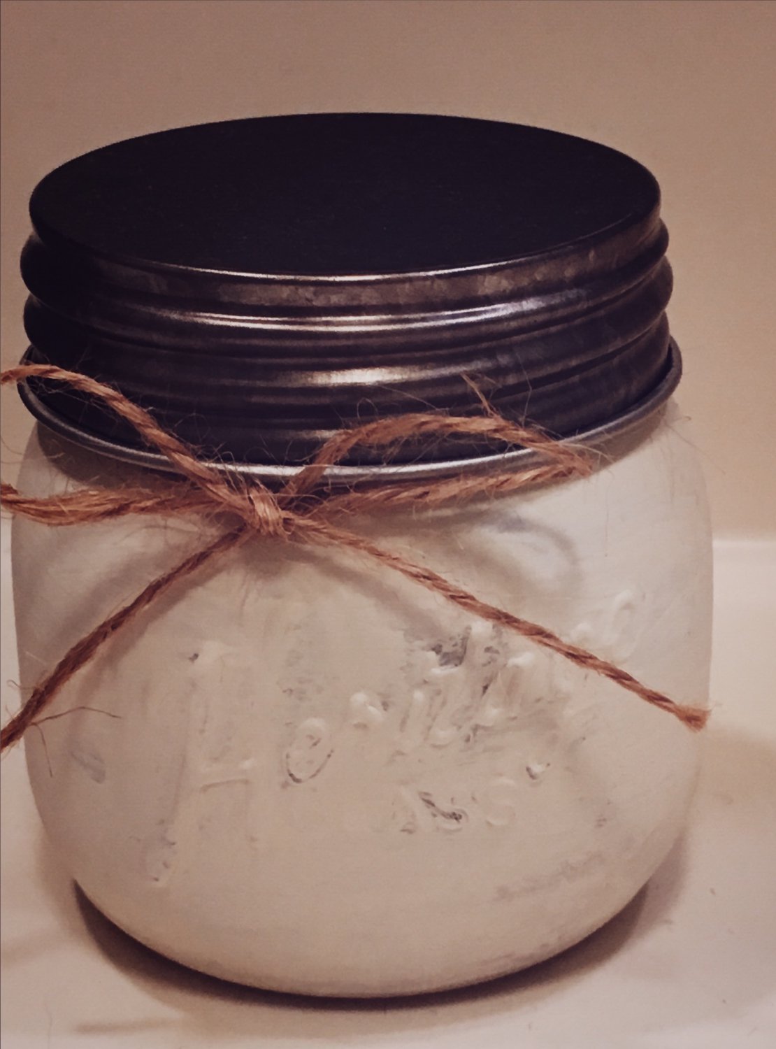 Mason Jar Cotton Ball Holder