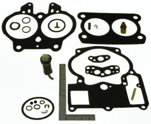 2BBL Rochester Carburetor Kit for Mercruiser replaces 1397-5831 1397-8760 (TM7075)
