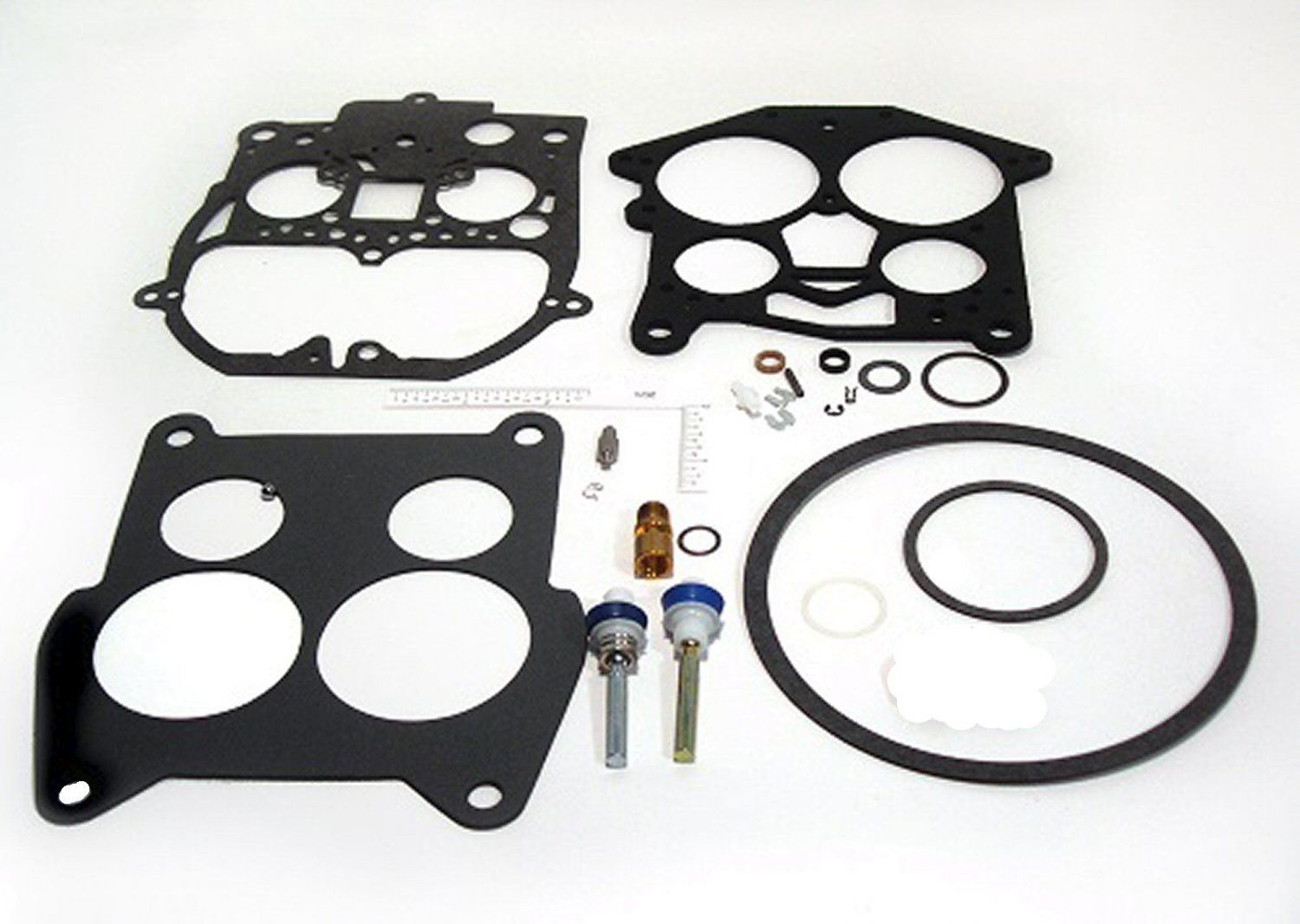 Carburetor Kit Rochester 4 BBL Quadrajet For Mercruiser, OMC, Volvo And ...