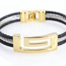 Unisex statement cable wire design bracelet. Ultra popular bracelet.